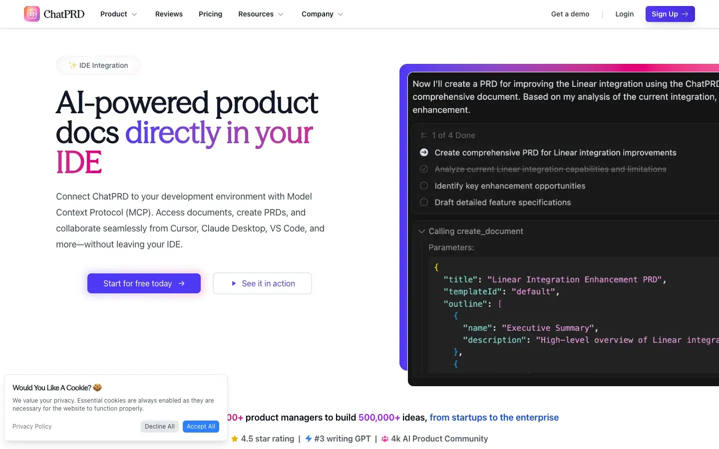 ChatPRD screenshot 3