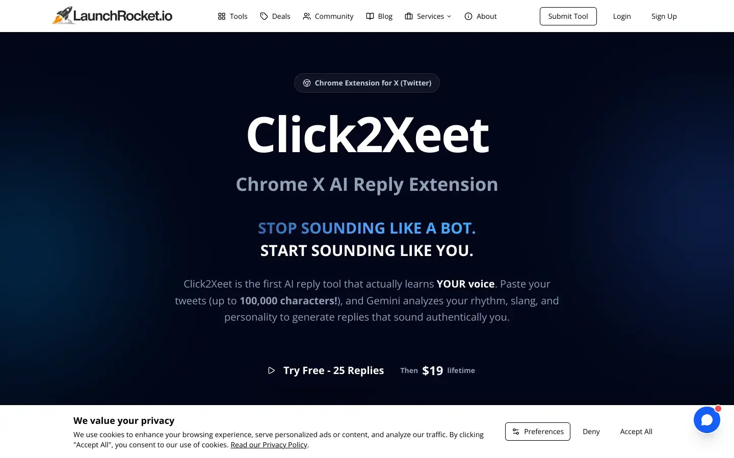 Click2Xeet screenshot 1