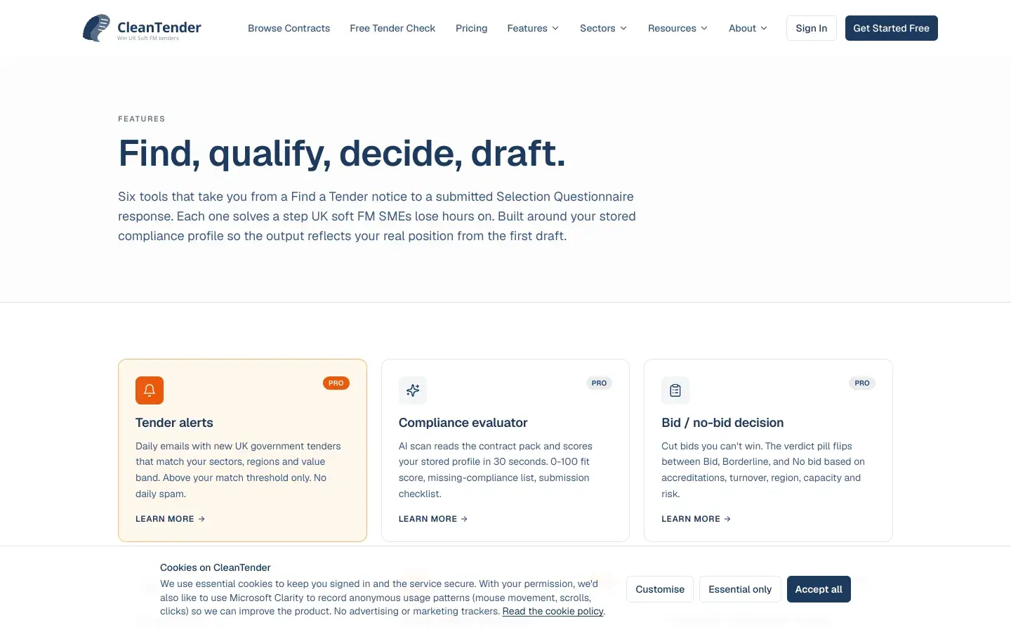 Cleantender screenshot 3