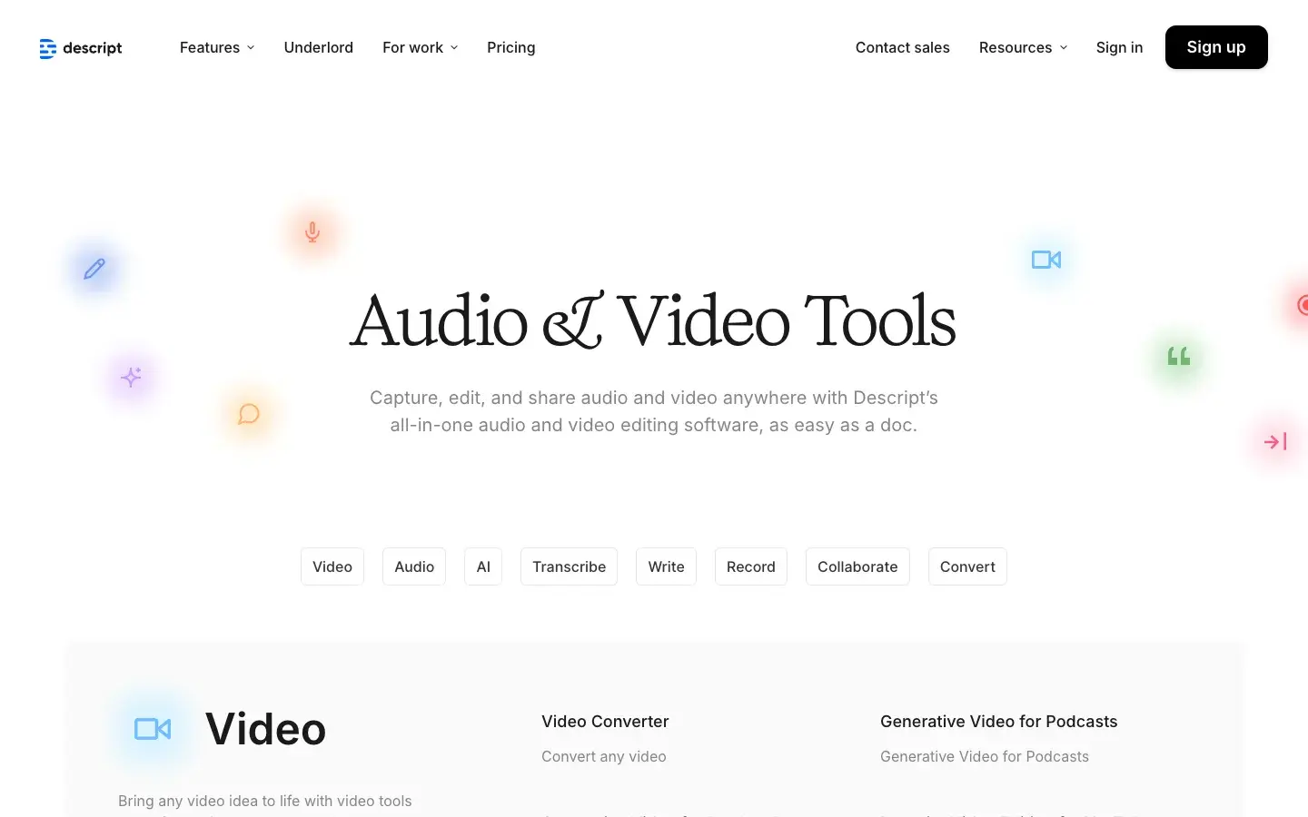 Descript screenshot 3