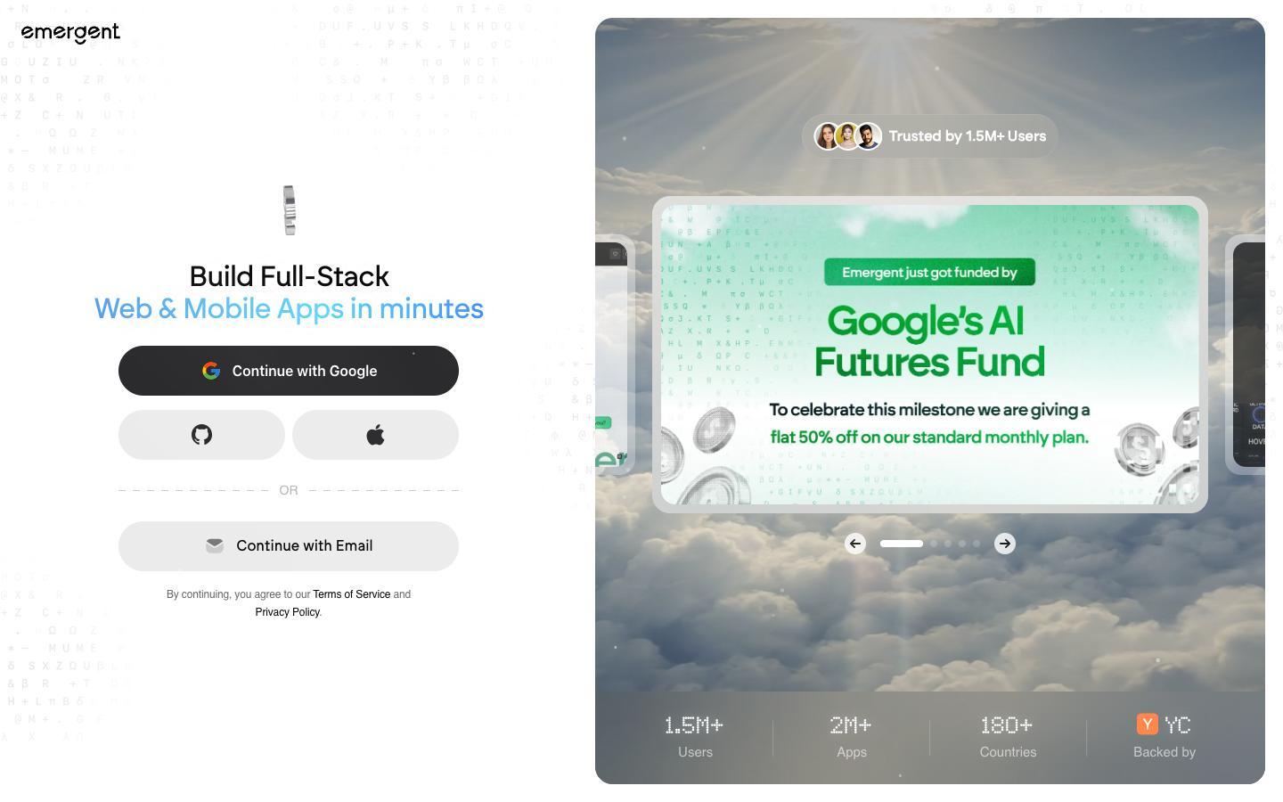 Emergent screenshot 1