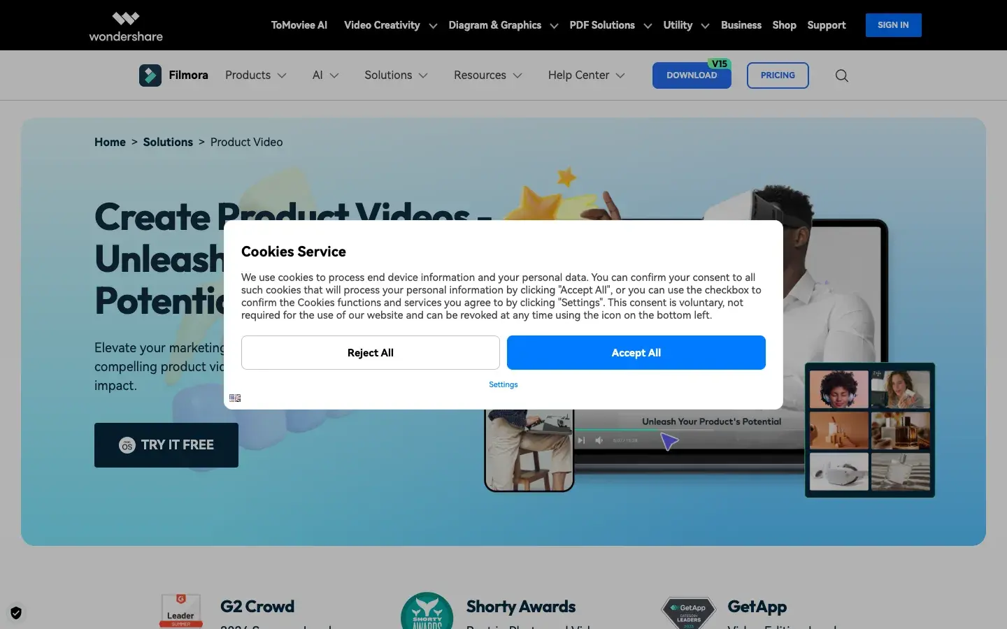 Filmora (AI video tools) screenshot 2