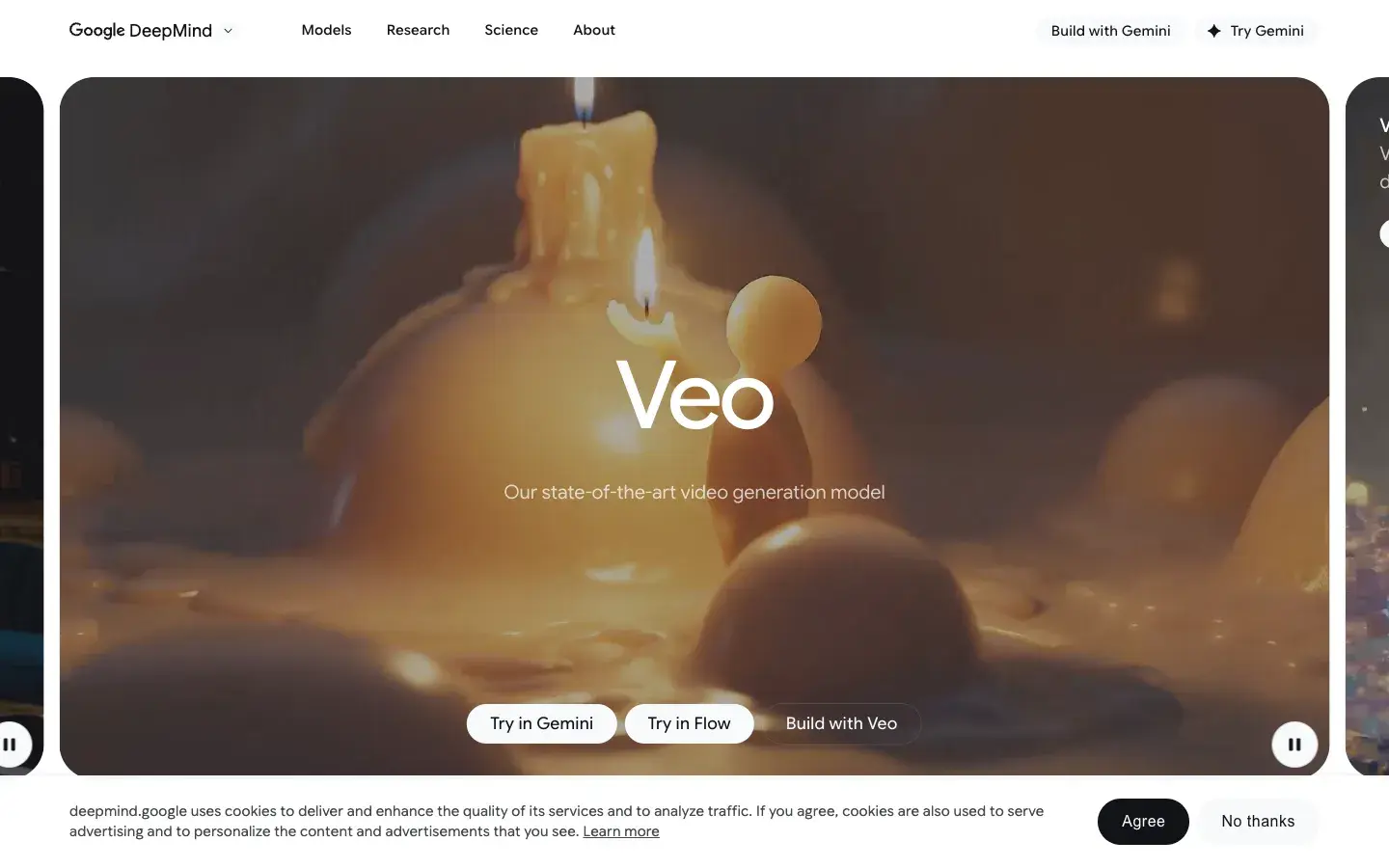 Google Veo screenshot 1