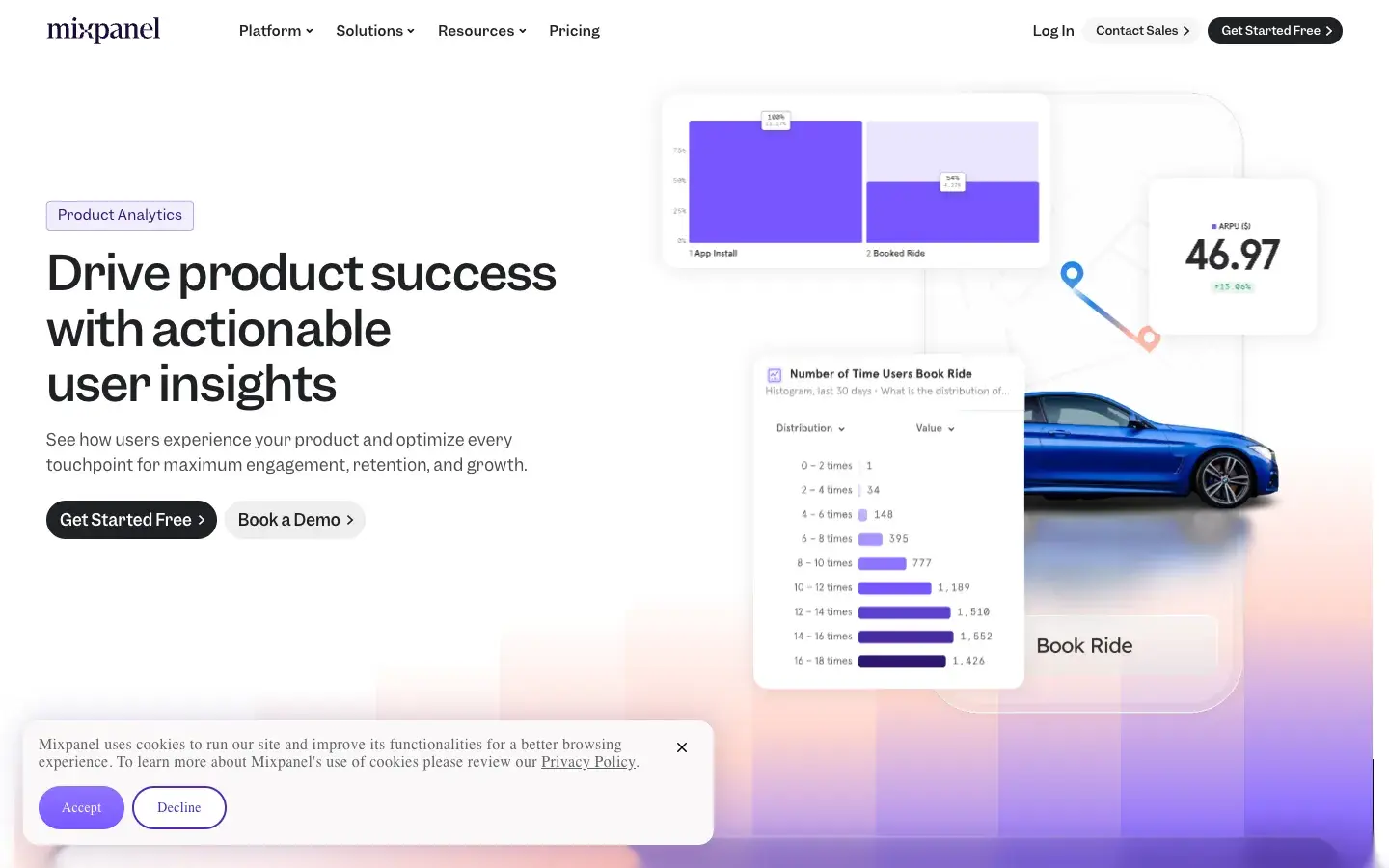Mixpanel screenshot 3