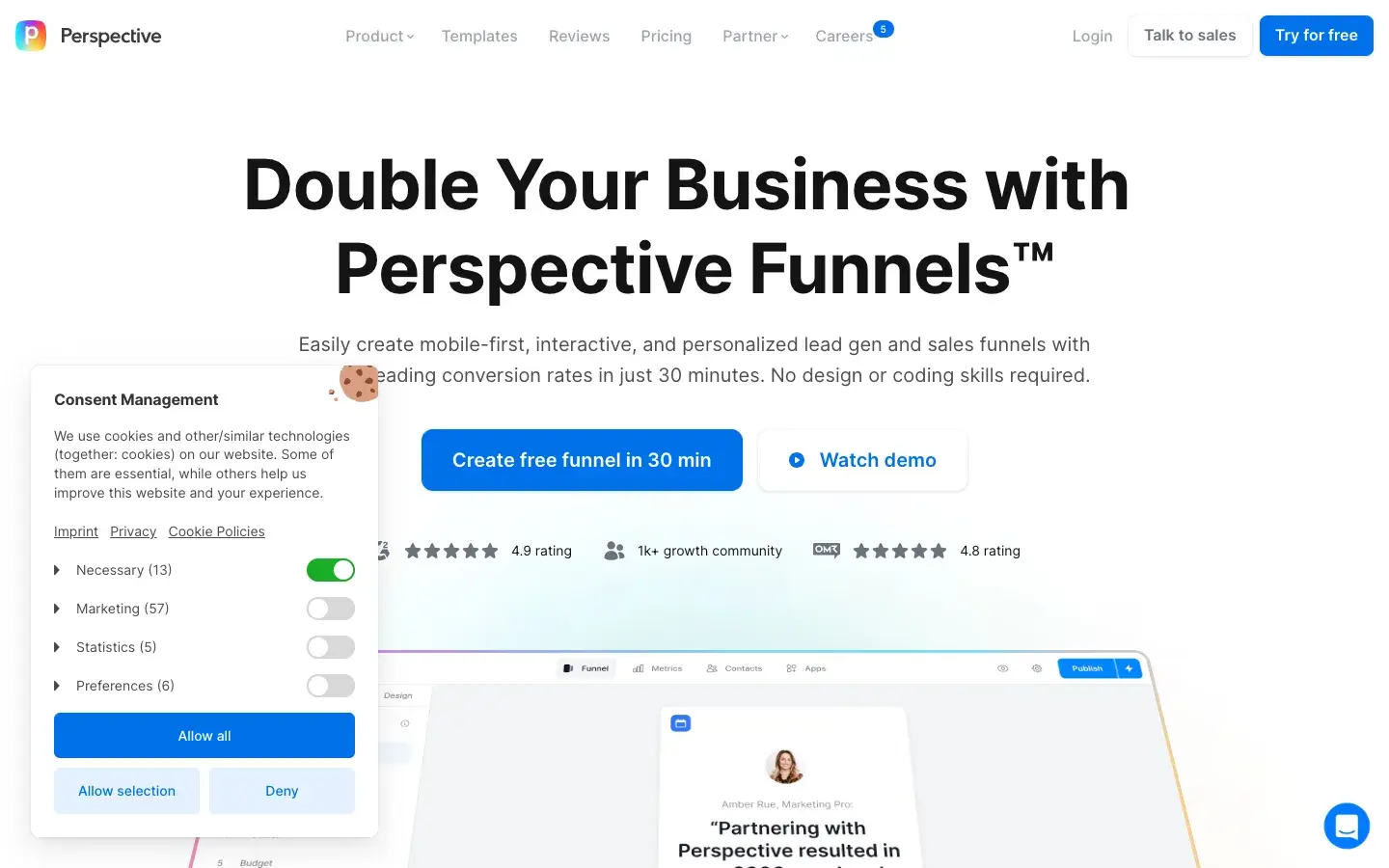 Perspective Funnels screenshot 1