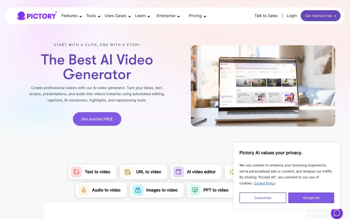 Pictory screenshot 1