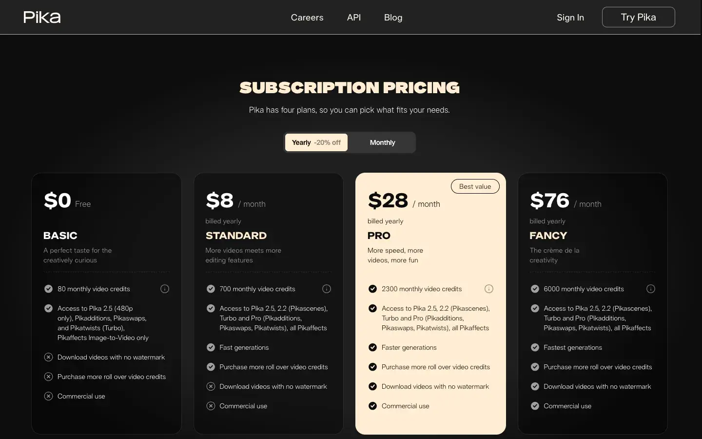 Pika Labs screenshot 2