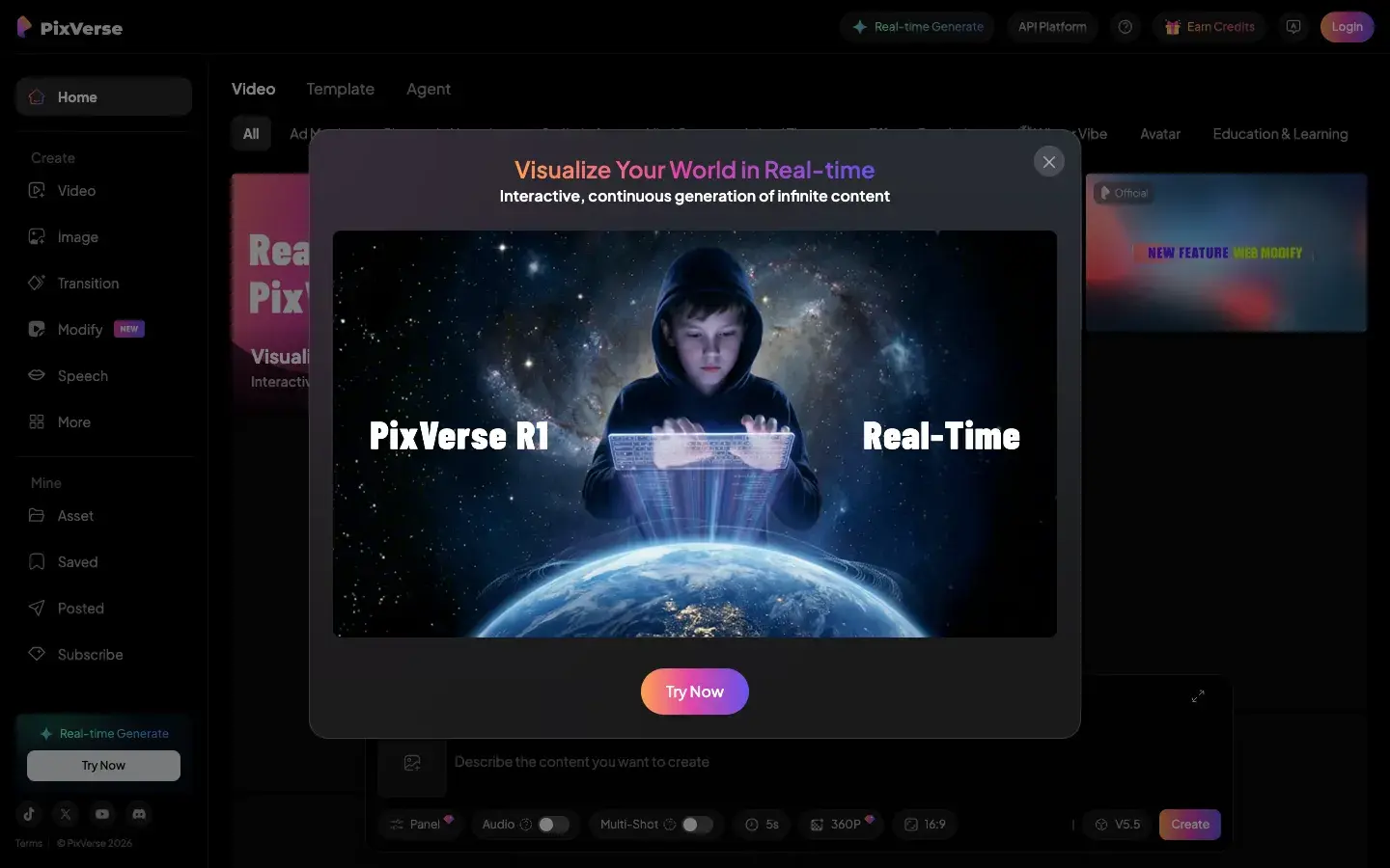 PixVerse screenshot 1
