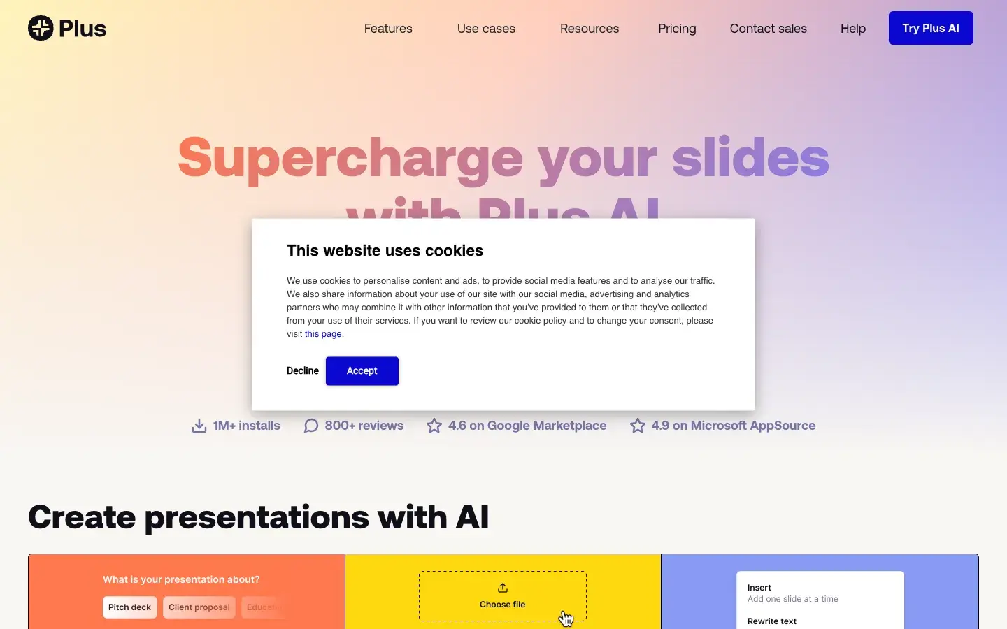 Plus AI screenshot 1