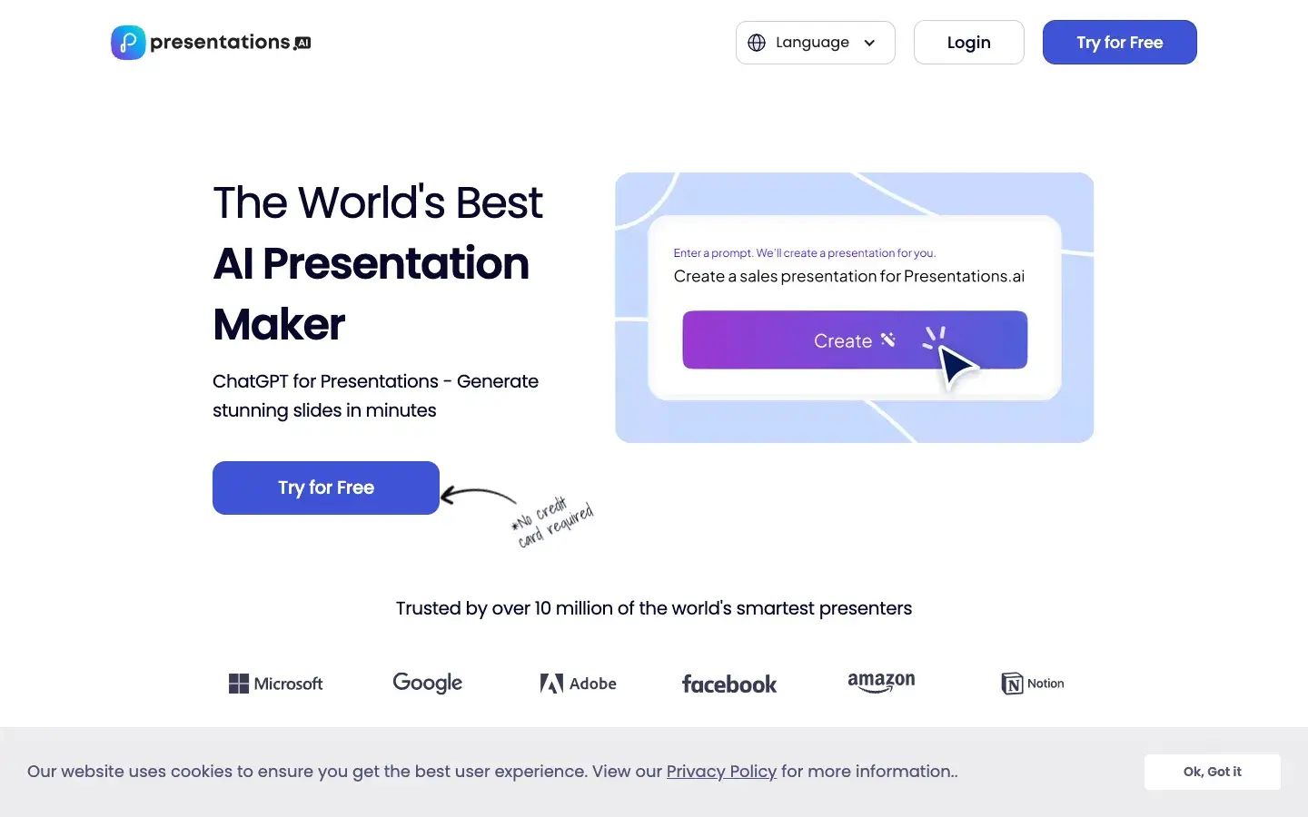 Presentations.AI screenshot 1
