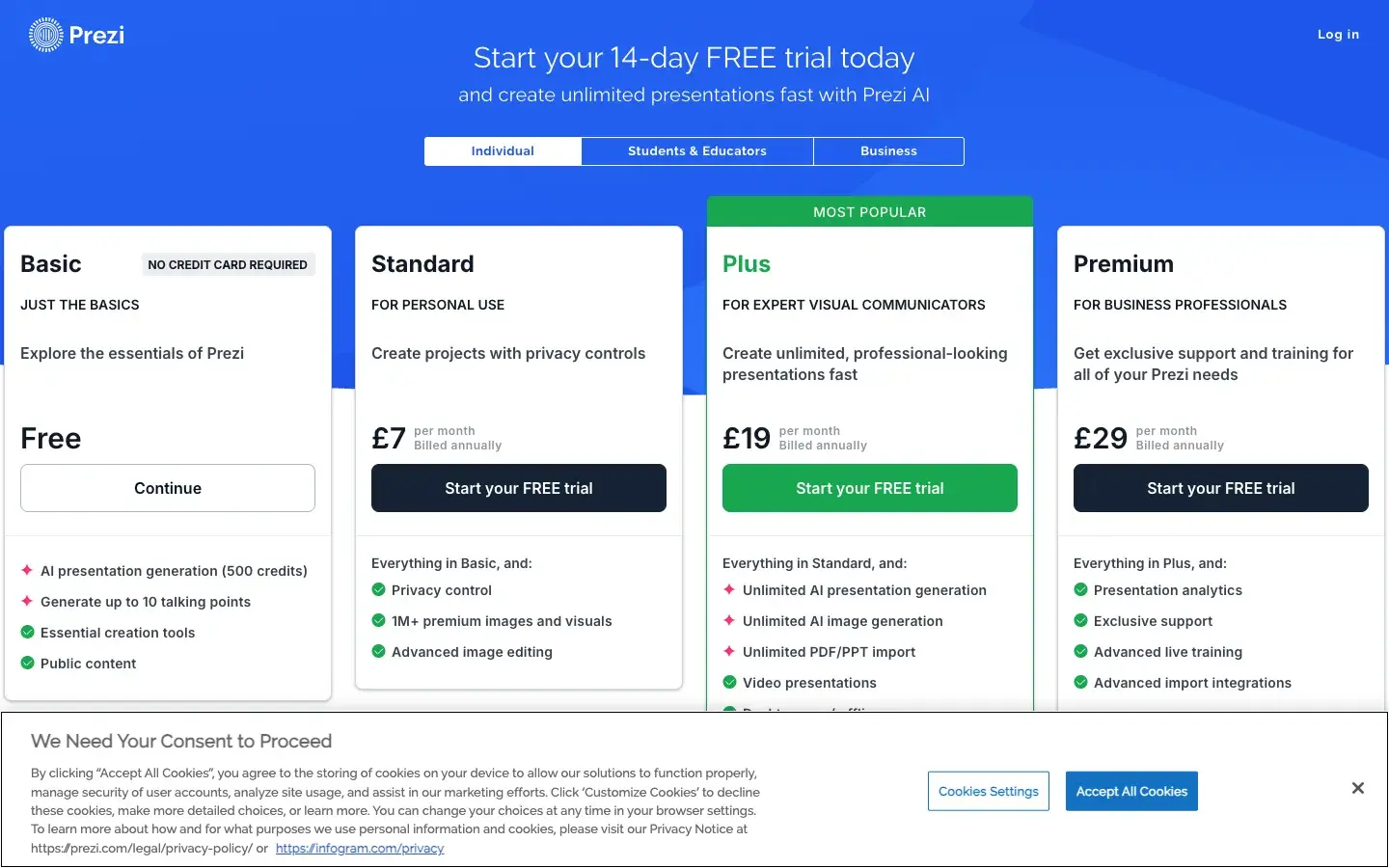 Prezi AI screenshot 2