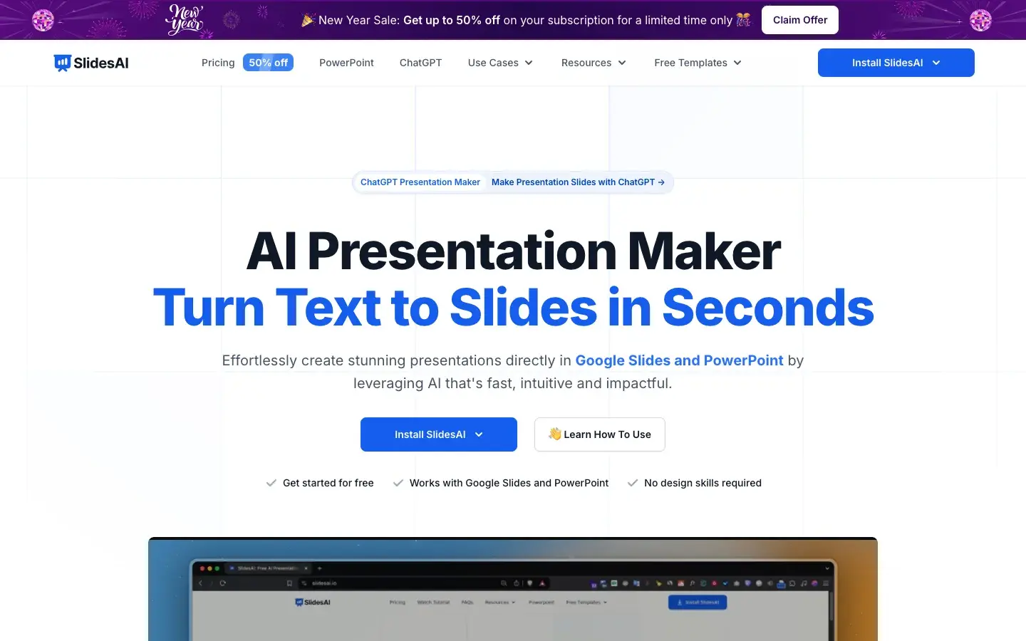 SlidesAI.io screenshot 1