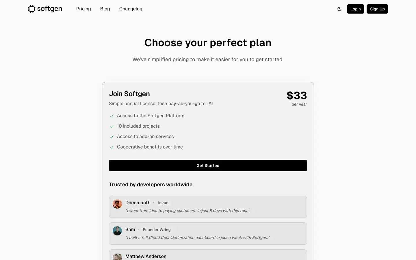 Softgen screenshot 2