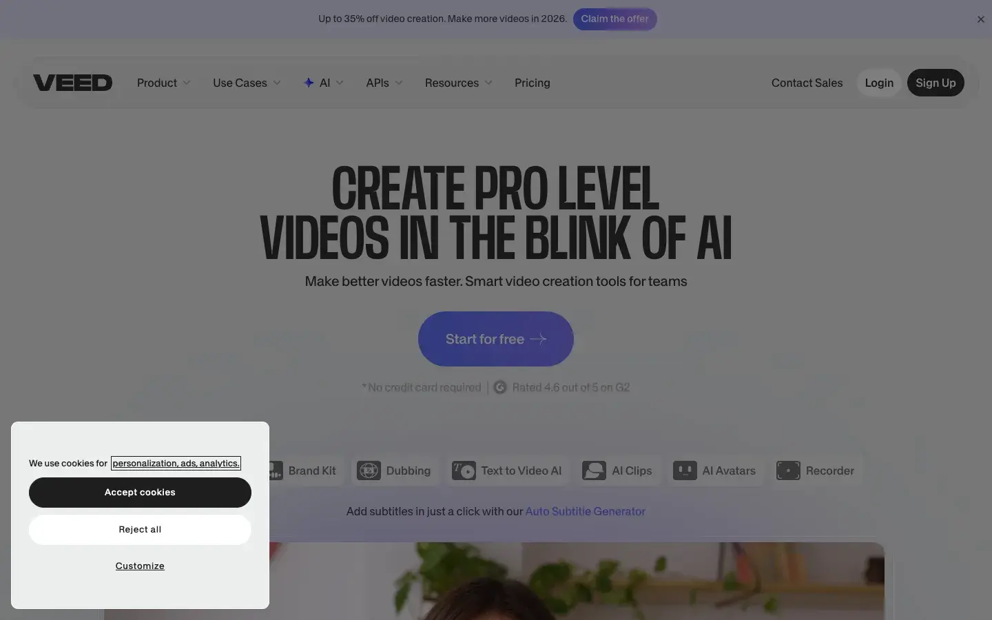 Veed.io screenshot 1