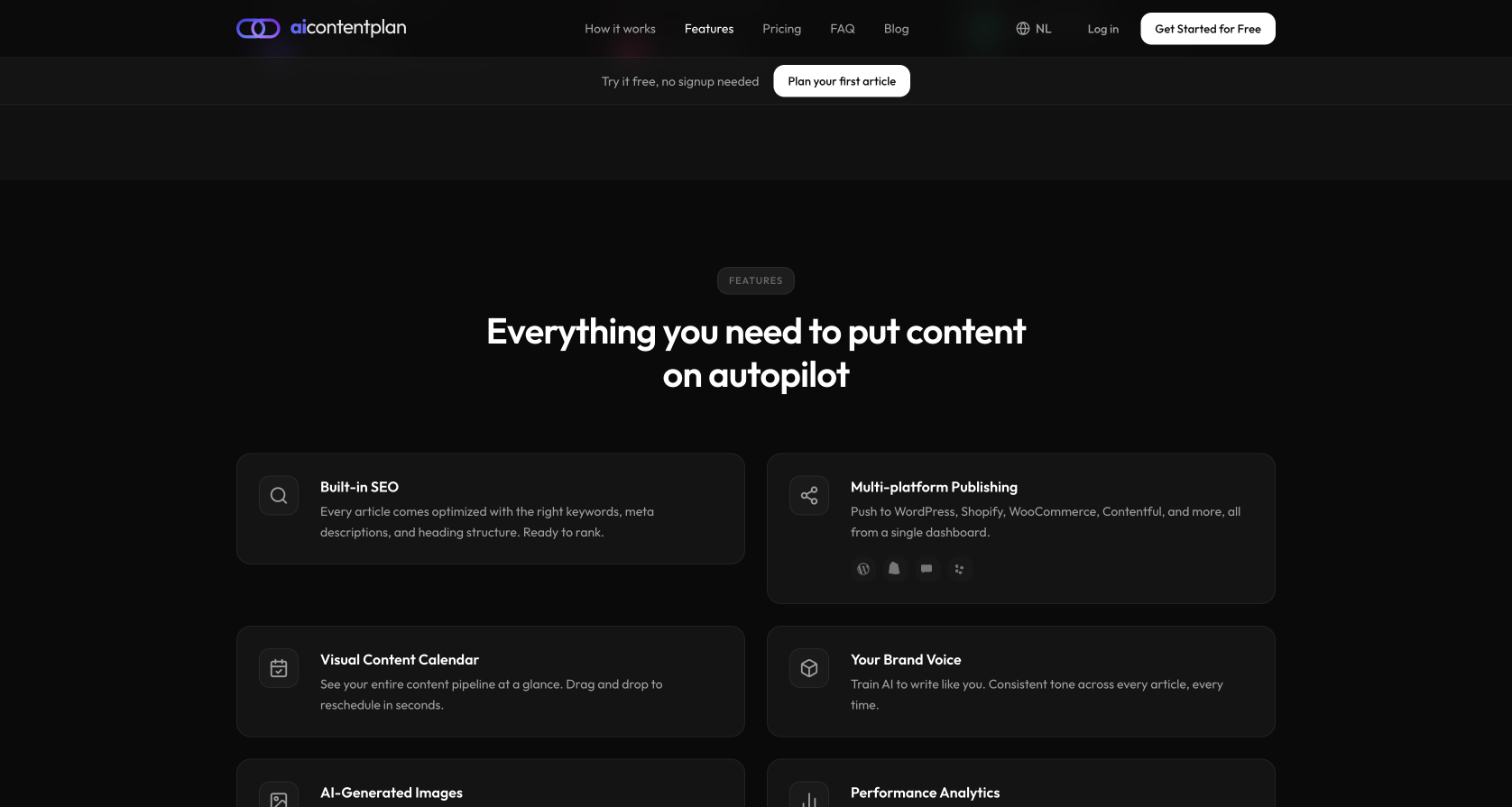 AI Content Plan screenshot 3
