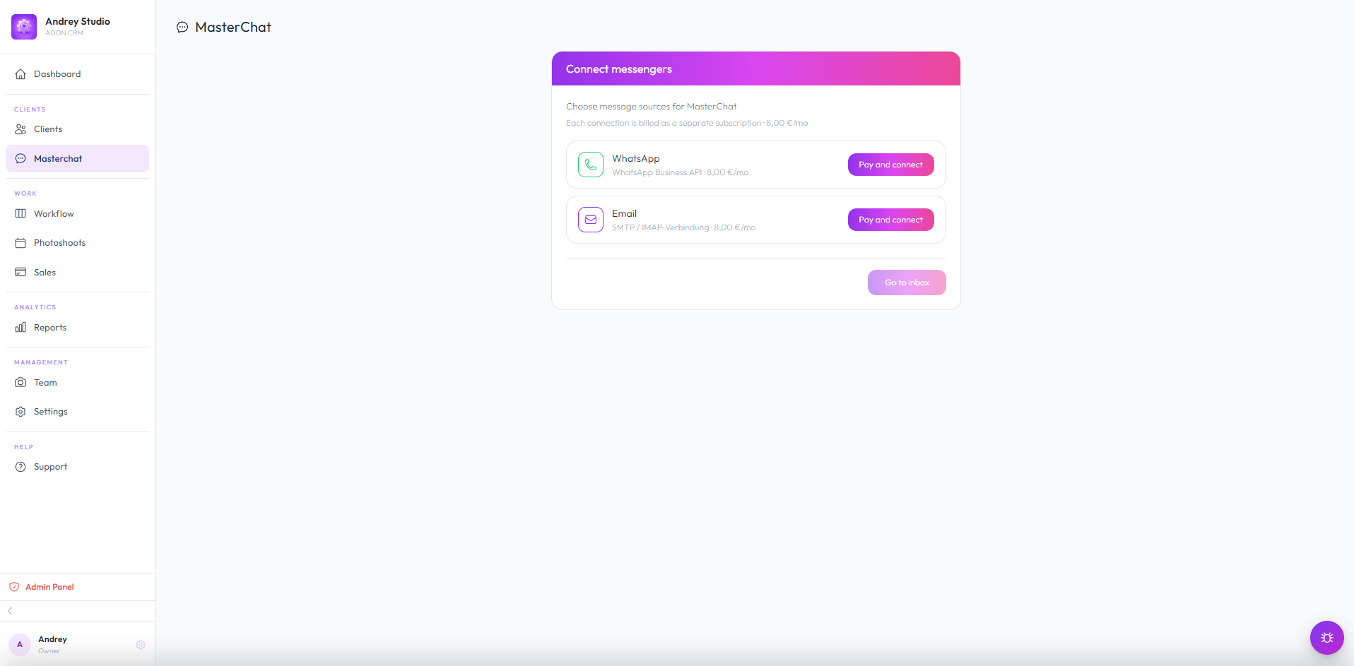 ADON CRM screenshot 3