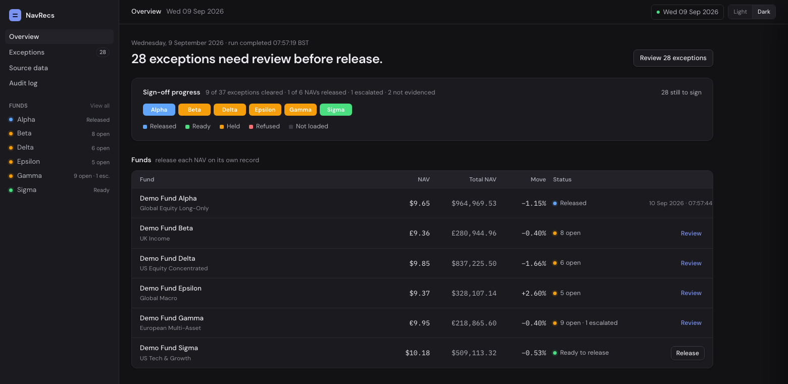NavRecs screenshot 1