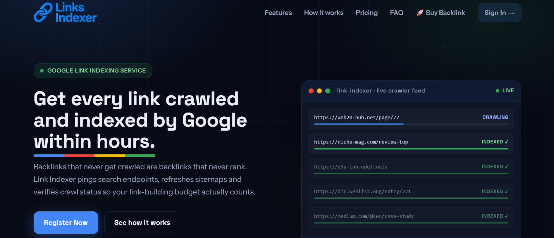 Links Indexer screenshot 3