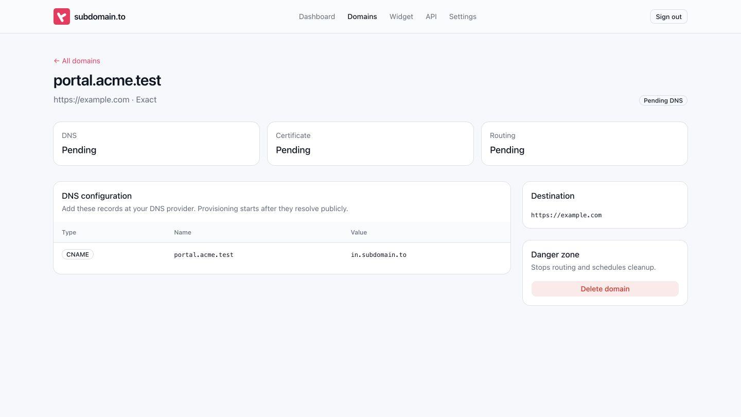 subdomain.to screenshot 4
