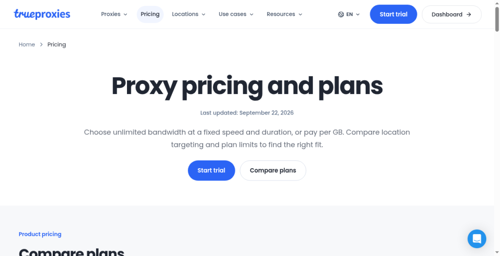 TrueProxies screenshot 2