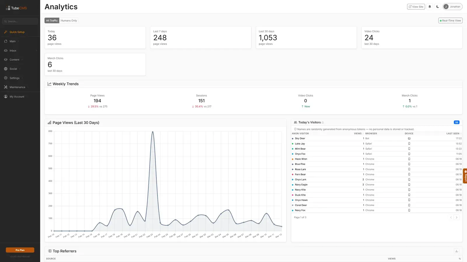 TubeCMS screenshot 5