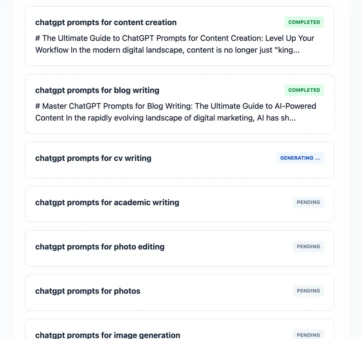 Bulk Publishing AI screenshot 4
