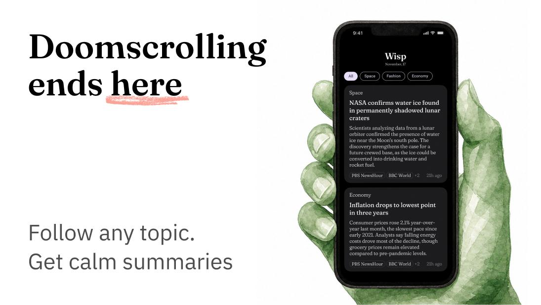 Wisp News screenshot 1